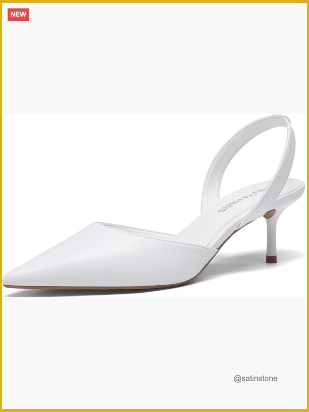 Slingback Lace Up Kitten Low Heel Pointed Toe Pumps Party Wedding Shoes